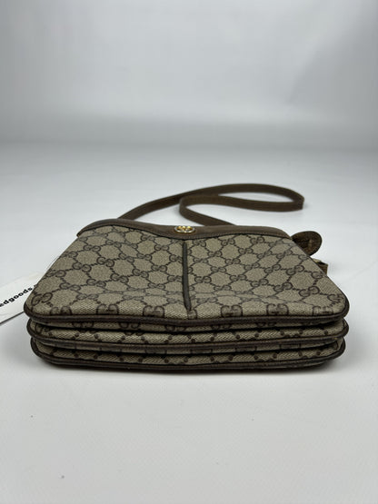 Vintage 80s Gucci GG monogram shoulder/ crossbody bag