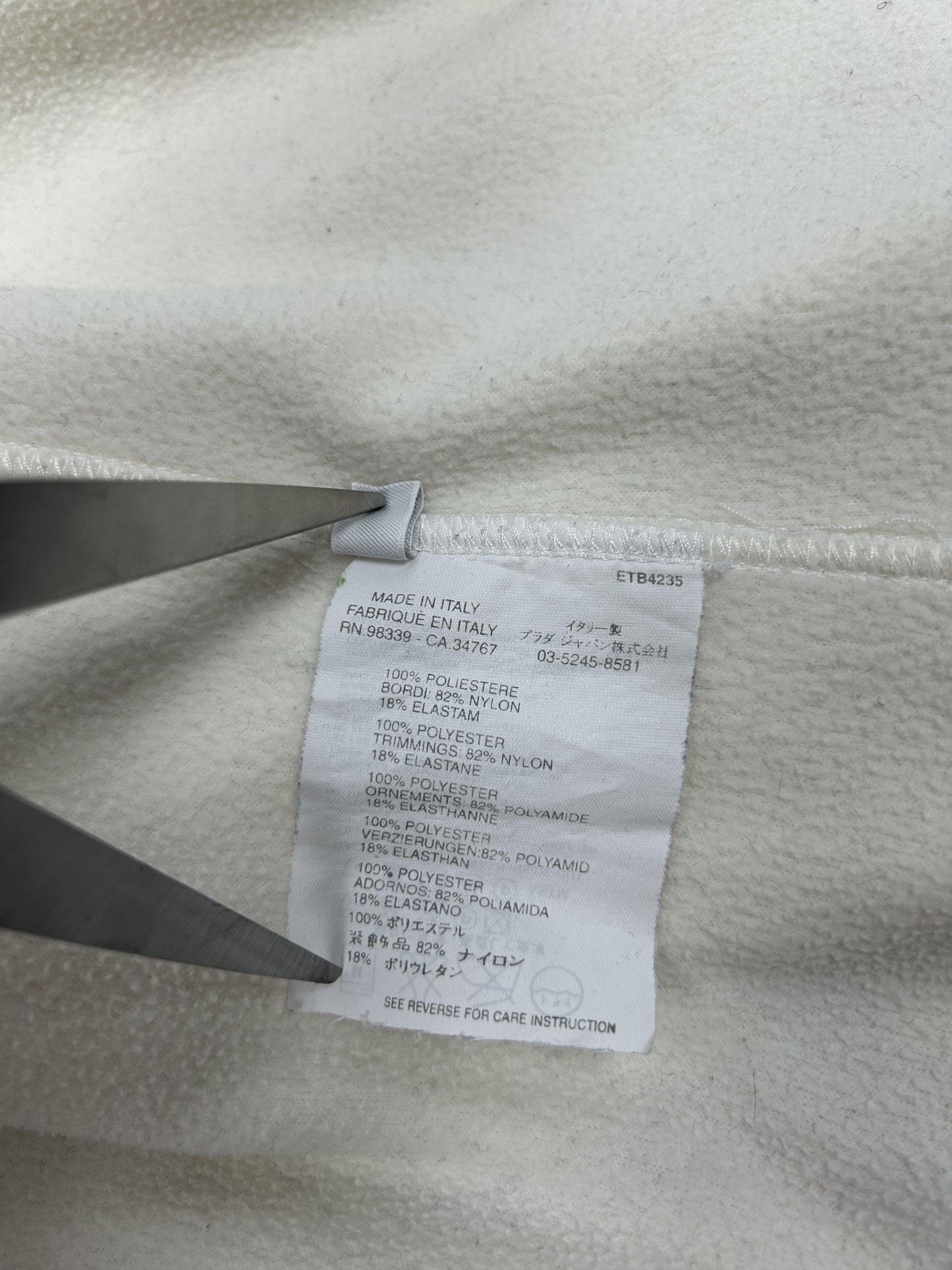 Vintage y2k archive prada sport red tab ninja hooded fleece