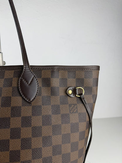 Louis Vuitton damier ebene neverfull mm tote bag