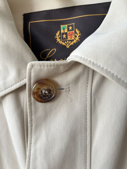 Loro piana light cotton and silk overcoat