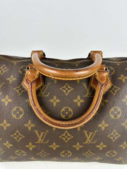 Vintage 80s Louis Vuitton monogram speedy 30 mini boston bag