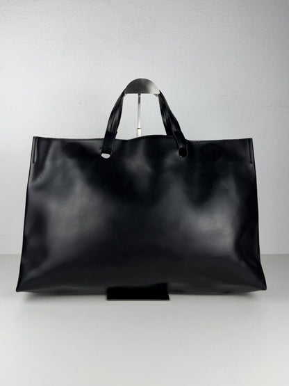 SS2000 Jean Paul Gaultier city panier leather tote bag