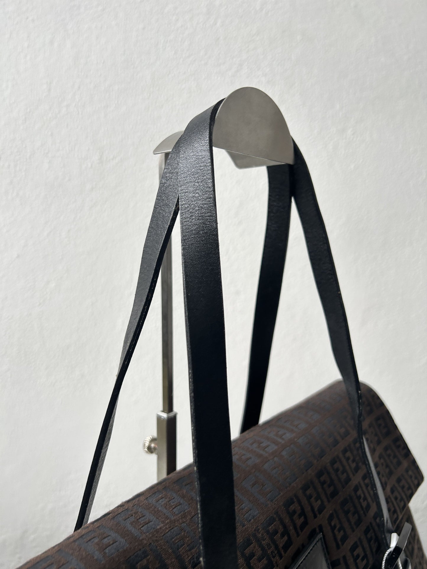 Fendi zucchino monogram canvas handbag