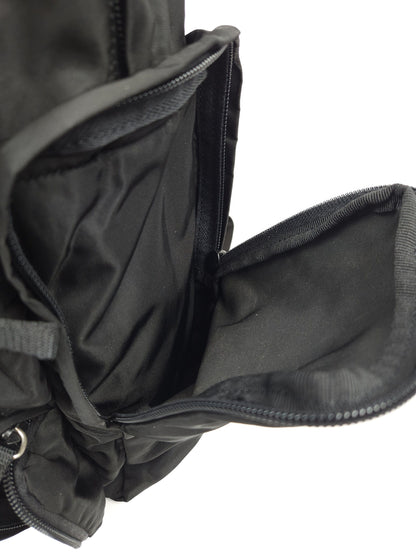 Prada triangle logo nylon multipocket backpack