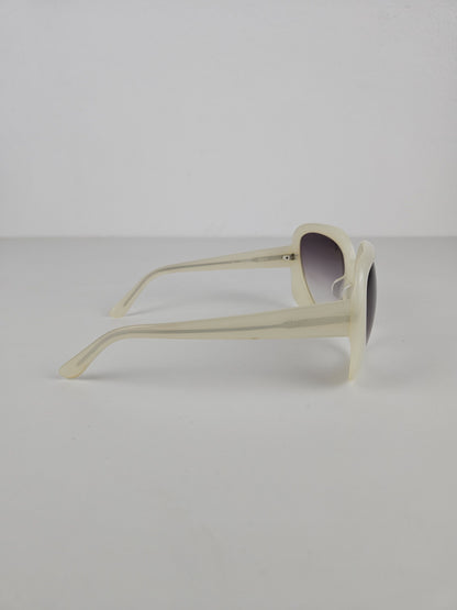 Hussein Chalayan 75-HC02 oversized space age sunglasses