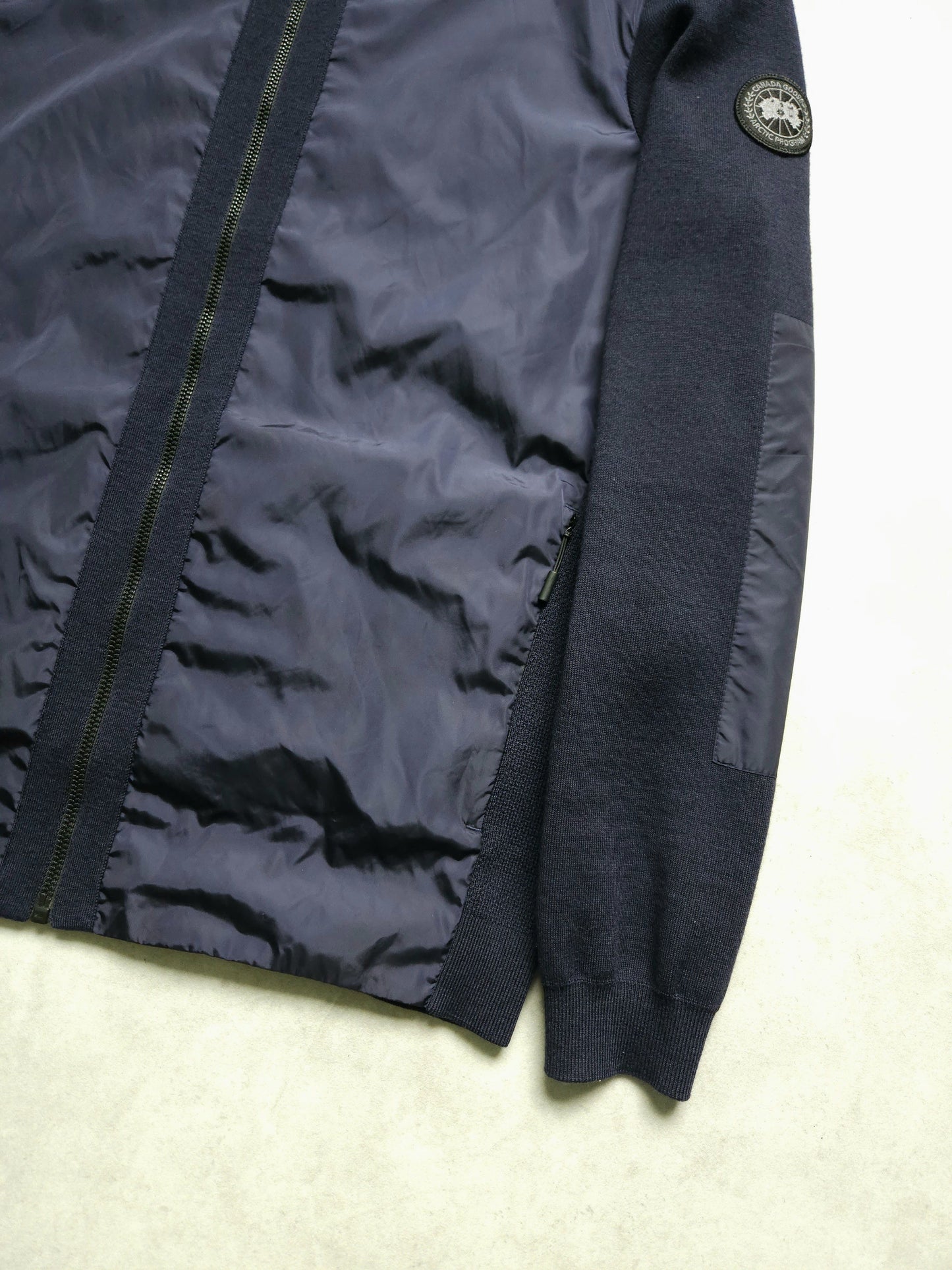 Canada goose windbridge merino wool and nylon light jacket