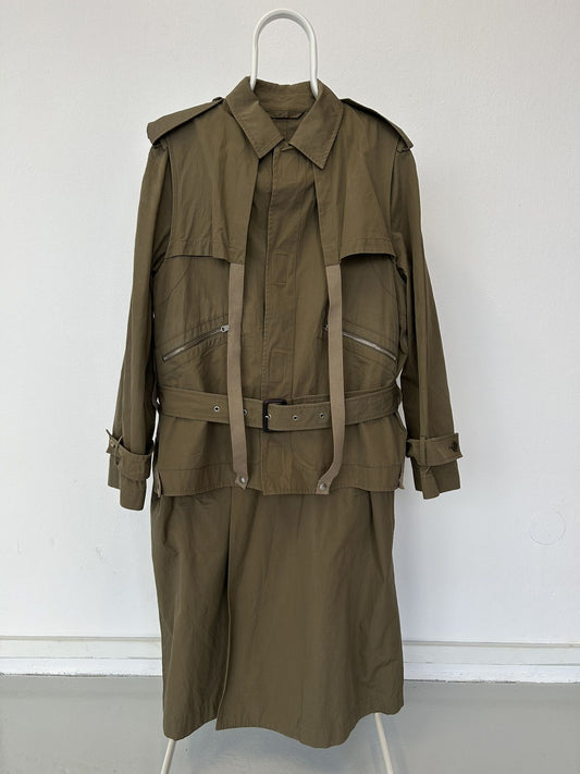 2019 Stella McCartney oversized layered trench coat