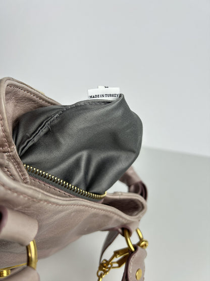 Miu miu mini bow bag in dusty pink