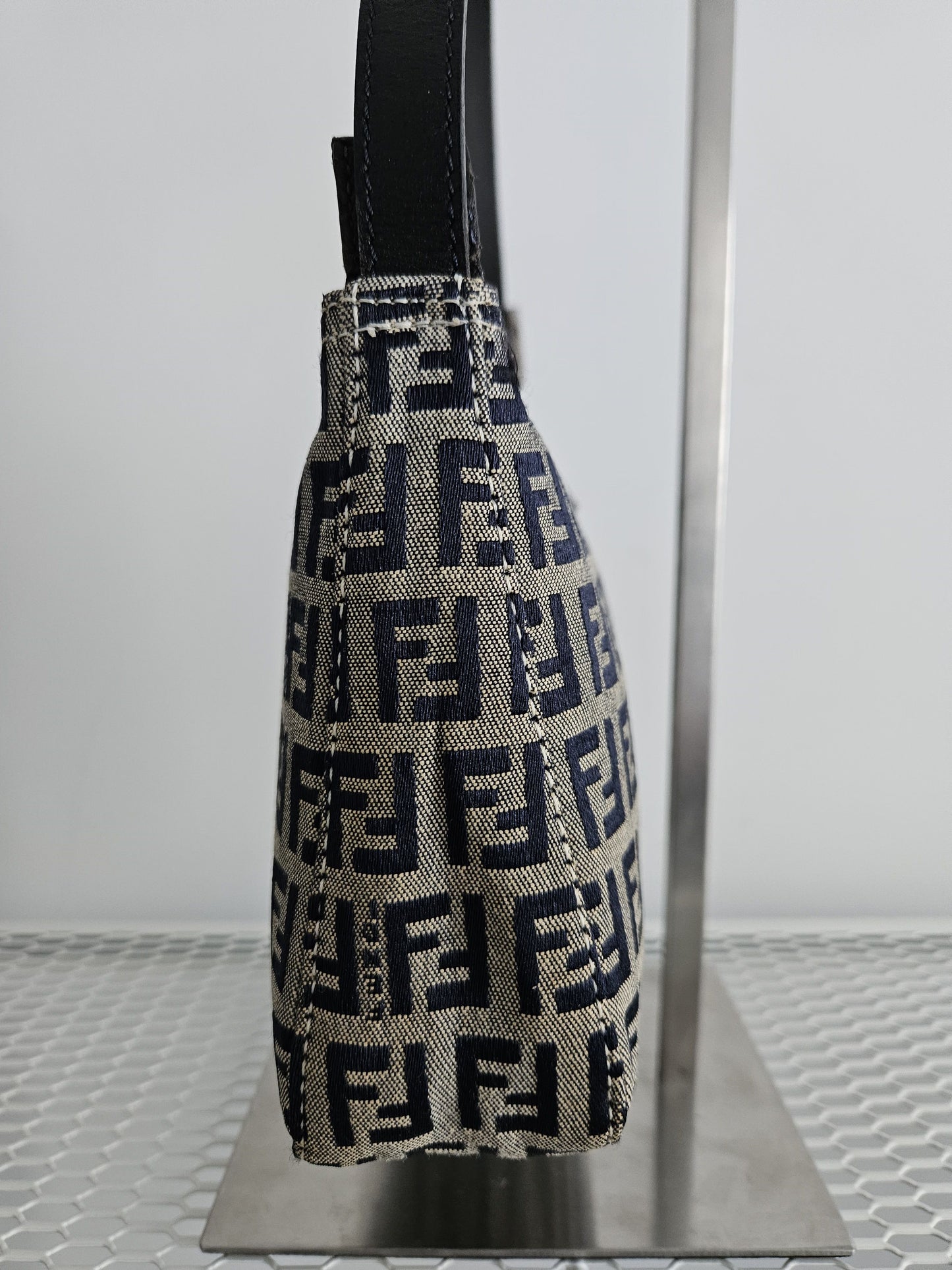 Fendi zucchino ff monogram canvas mini bag pochette