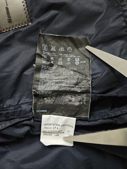 Prada sport art scg59h nylon chest logo hooded windbreaker