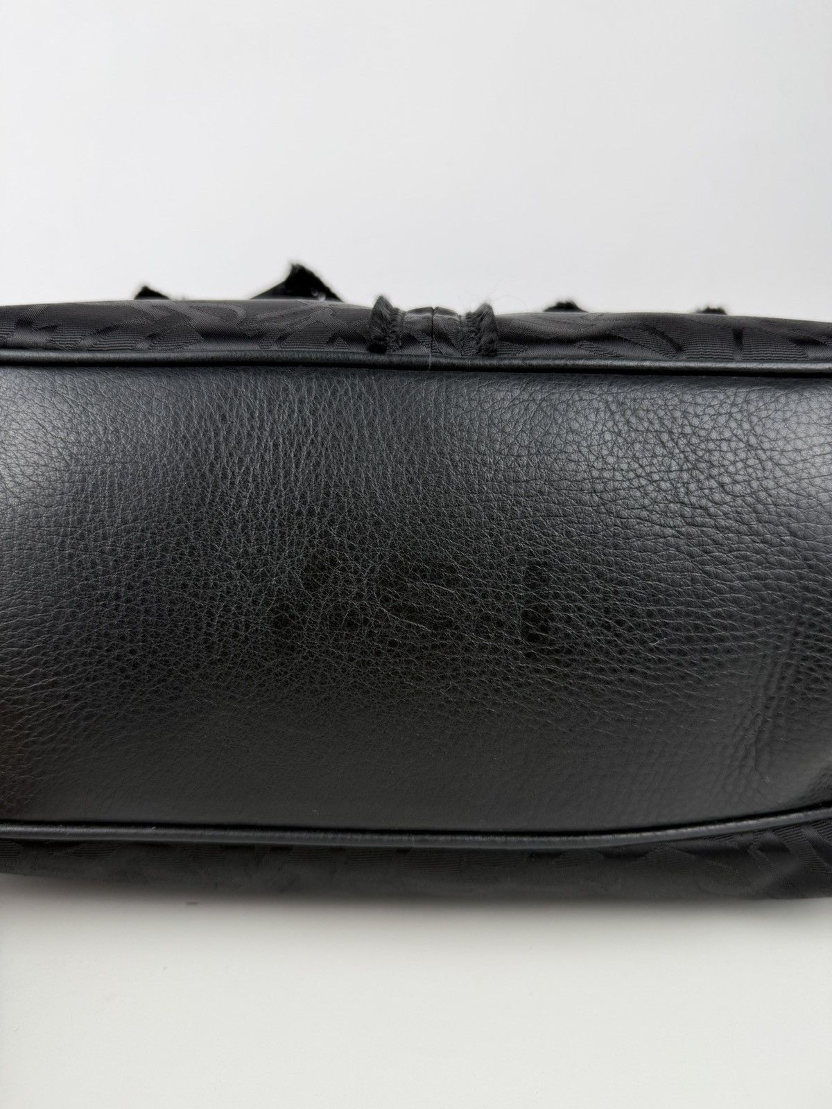 YSL Rive Gauche monogram obi bow bowler bag