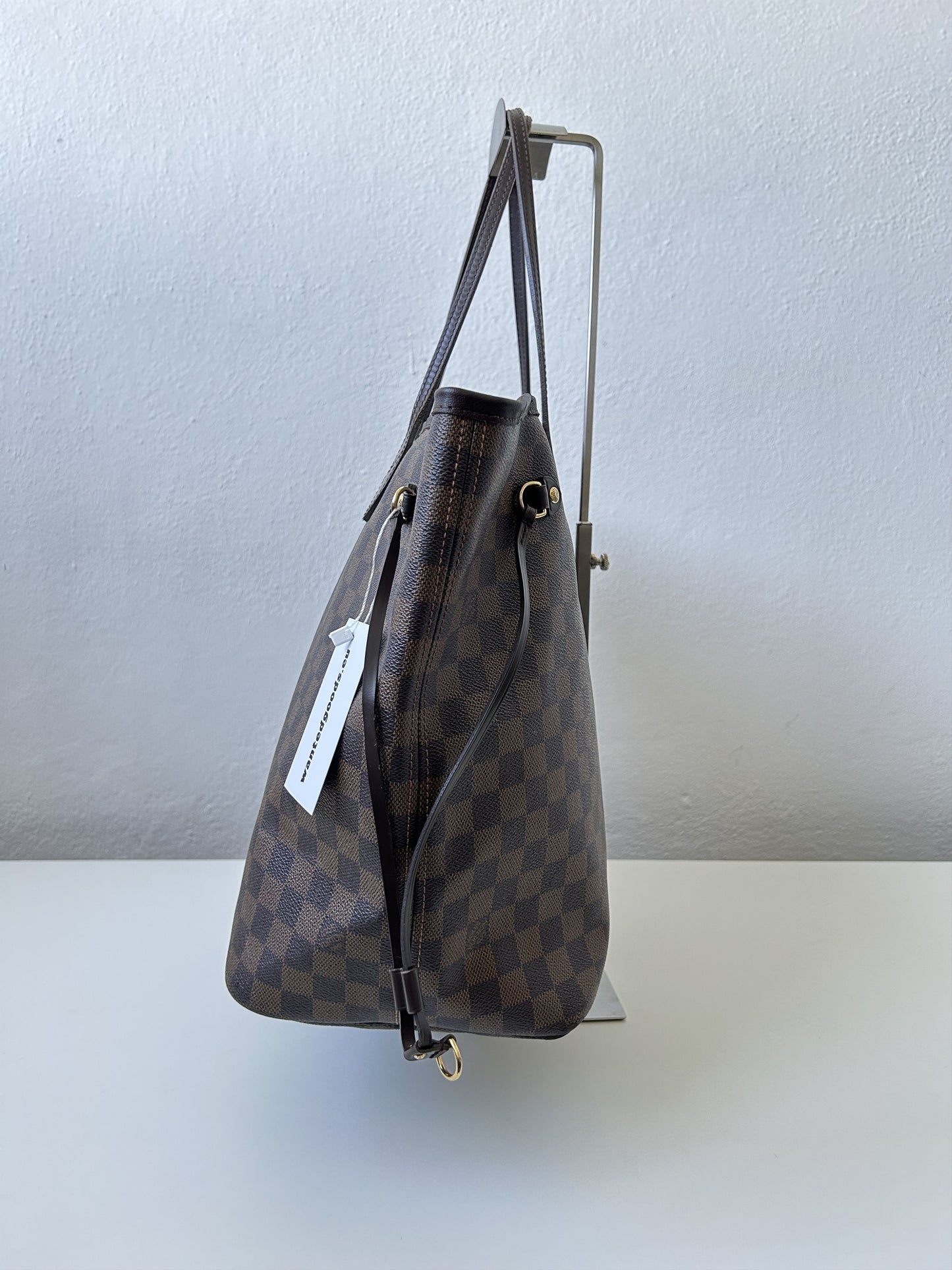 Louis vuitton damier ebene neverfull GM tote bag