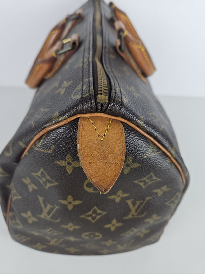 Vintage 80s Louis Vuitton monogram speedy 35 boston bag