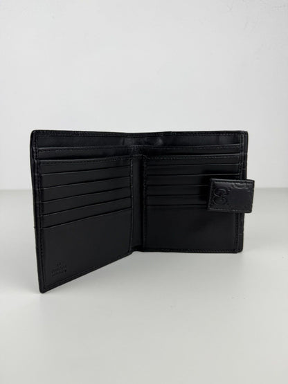 Gucci guccissima leather trifold wallet