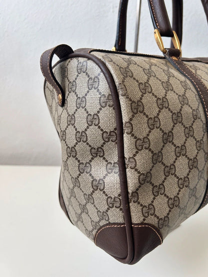 Vintage 70s-80s Gucci monogram Boston duffle bag