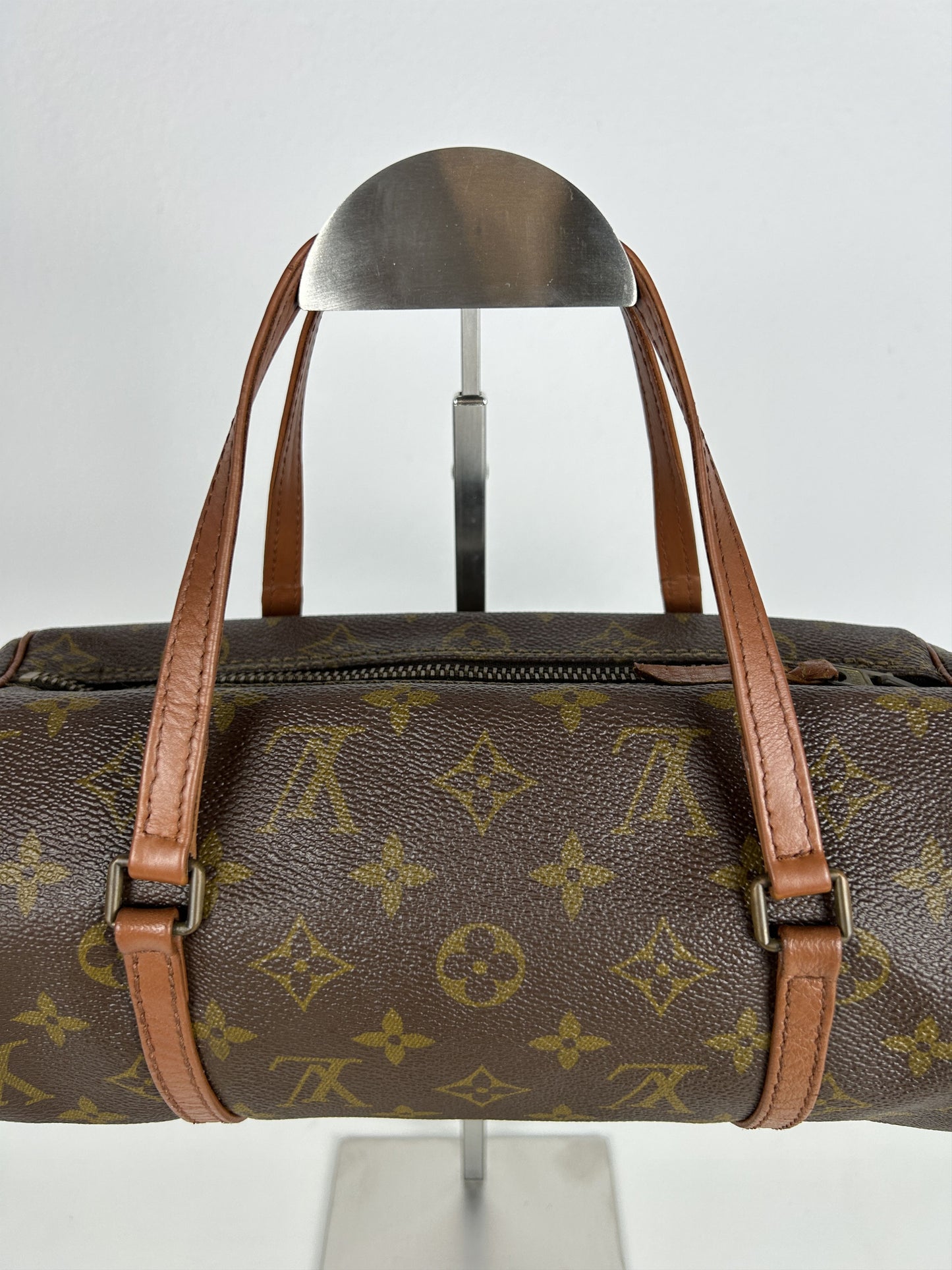Vintage Louis Vuitton monogram papillon 26 mini boston bag