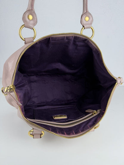 Miu Miu vitello top zip tote bag