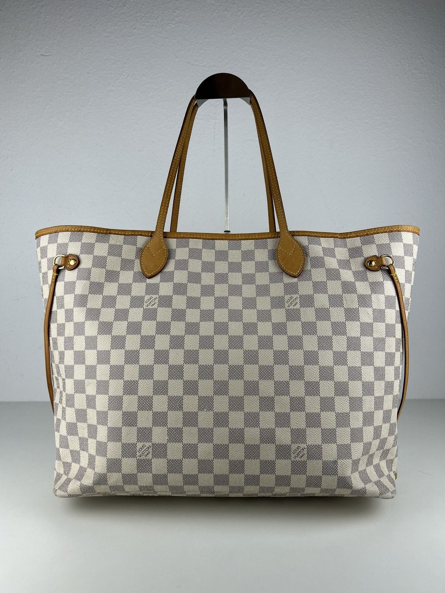 Louis Vuitton damier azur neverfull gm tote bag