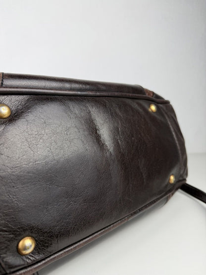 Miu Miu vitello leather bowling bag