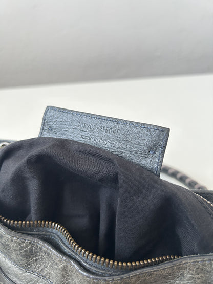 Balenciaga first bag in dark gray