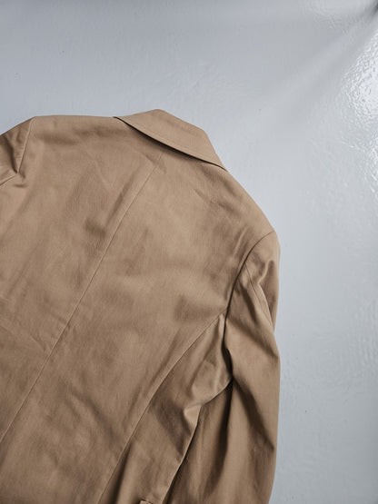 Yohji Yamamoto Y's double breasted reefer jacket peacoat