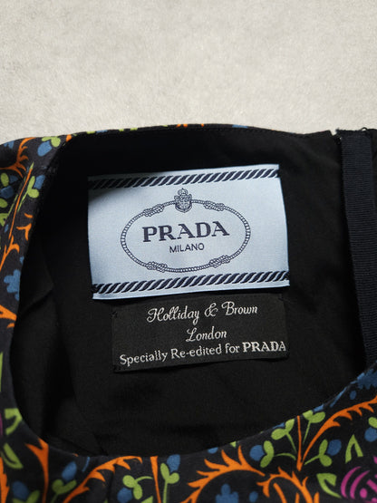 SS2015 Holliday & Brown prada floral sleeveless midi dress