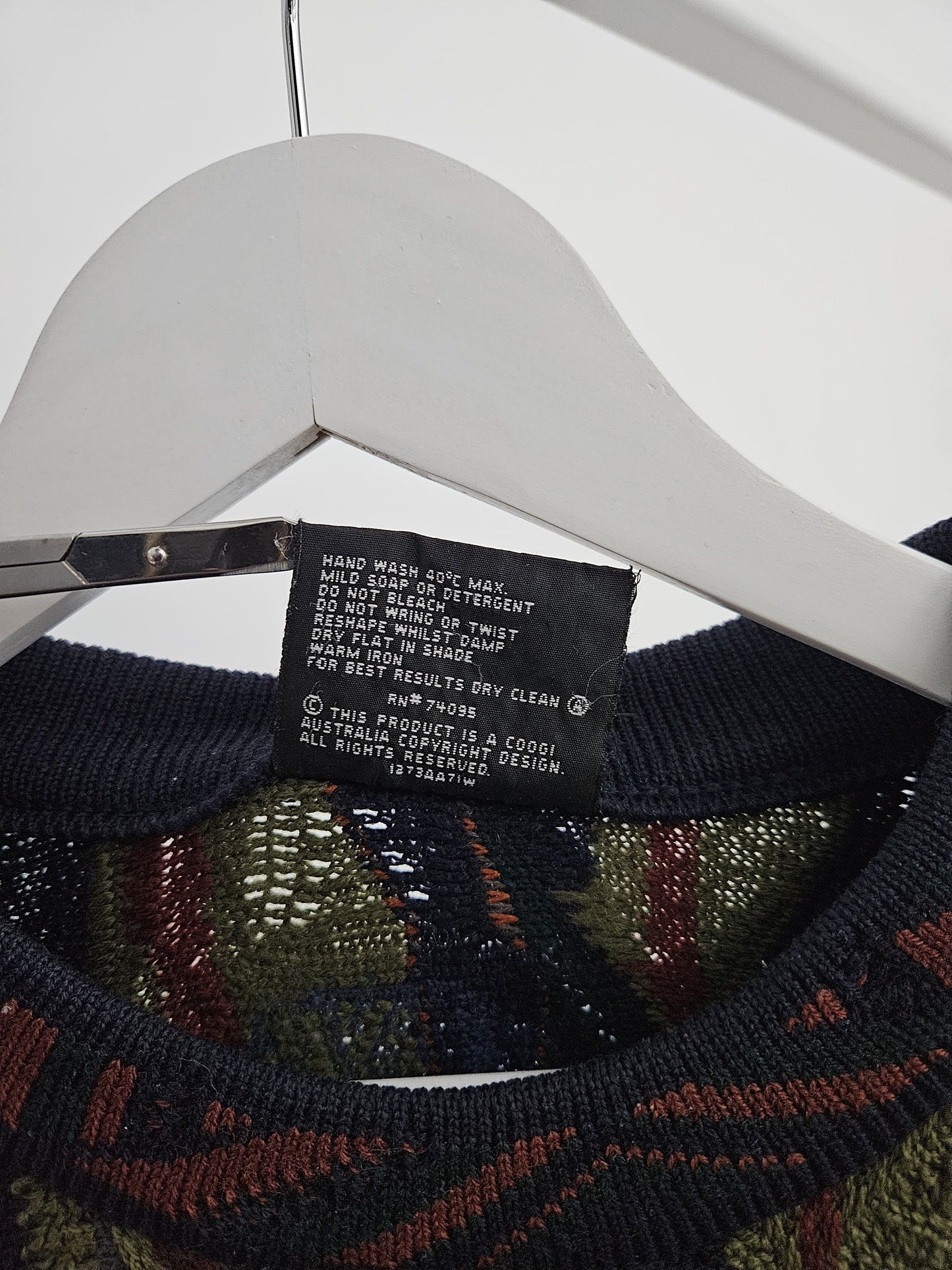 Vintage coogi wool sweater made in australia