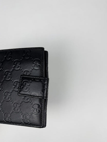 Gucci guccissima leather trifold wallet