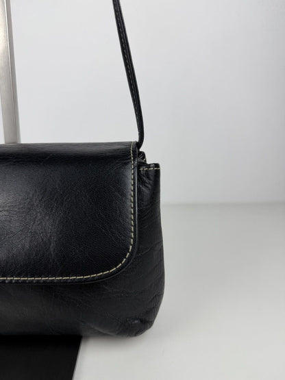 Vintage 80s Christian Dior leather shoulder/ crossbody bag