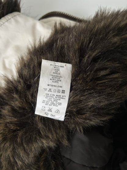 Archive y2k Miss Sixty faux fur lined hooded bomber