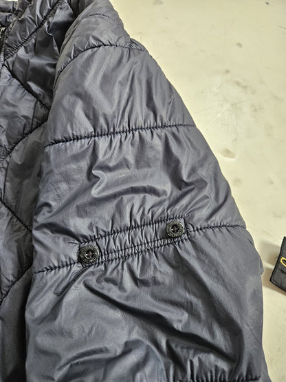 Stone Island garment dyed quilted micro yarn light down jacket