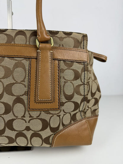 Coach signature turnlock Hamptons tote bag