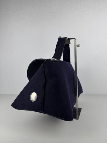 AW2014 Celine by Phoebe Philo wool felt orb bag