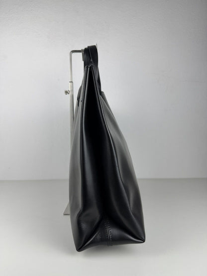 SS2000 Jean Paul Gaultier city panier leather tote bag