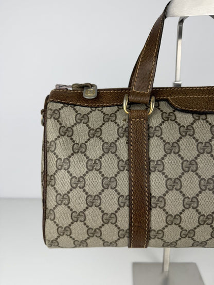 Vintage 70s Gucci monogram mini boston bag