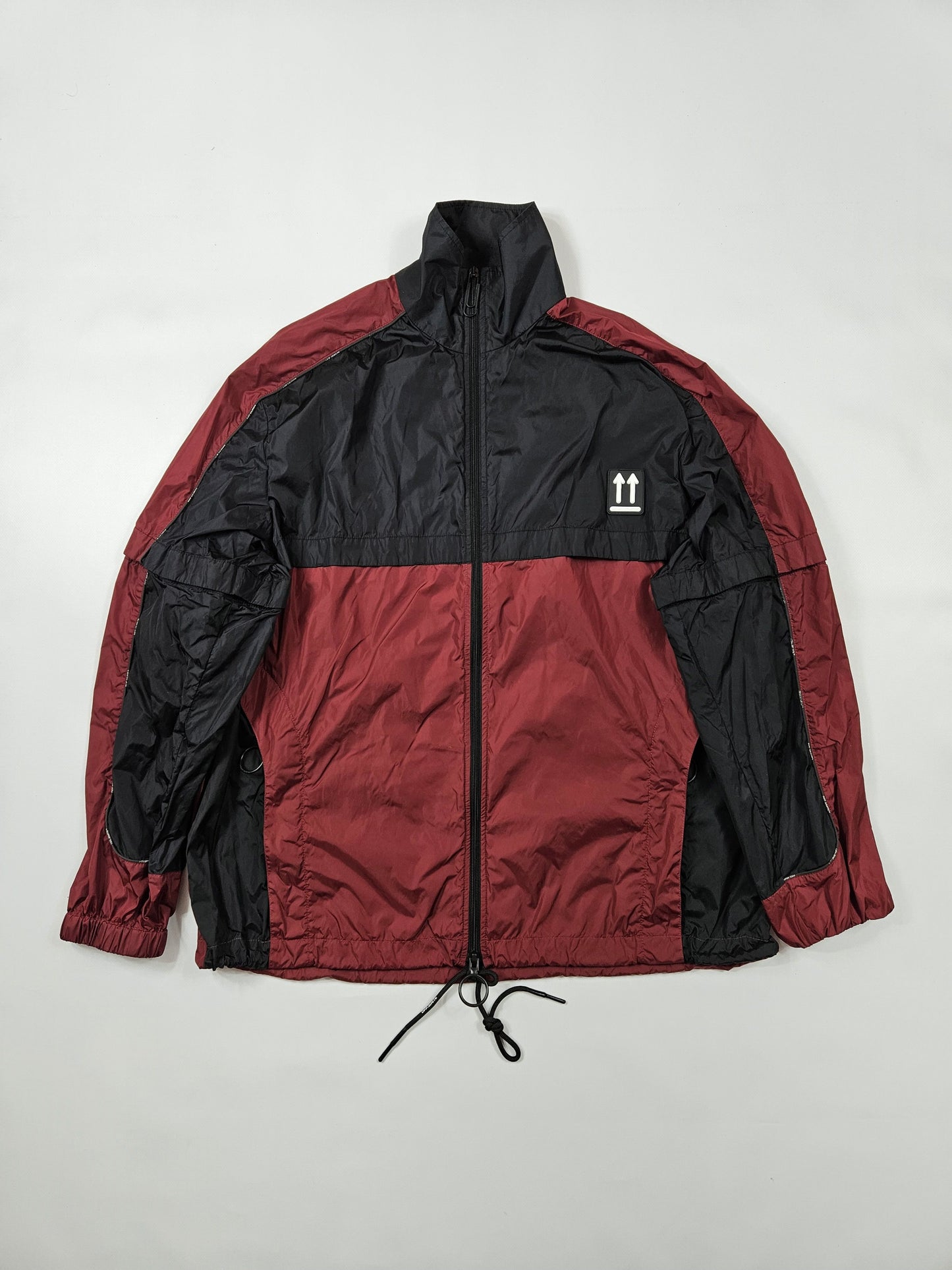 Off-white SS2020 removable sleeve river trail track top