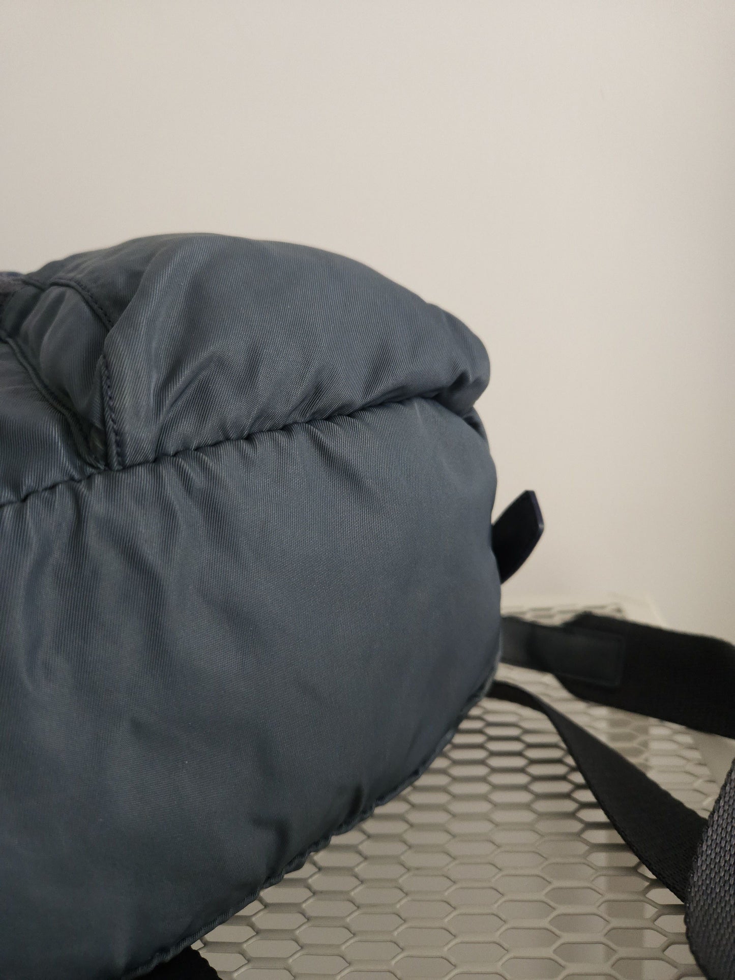 Vintage 90s Prada nylon triangle logo mini cargo backpack