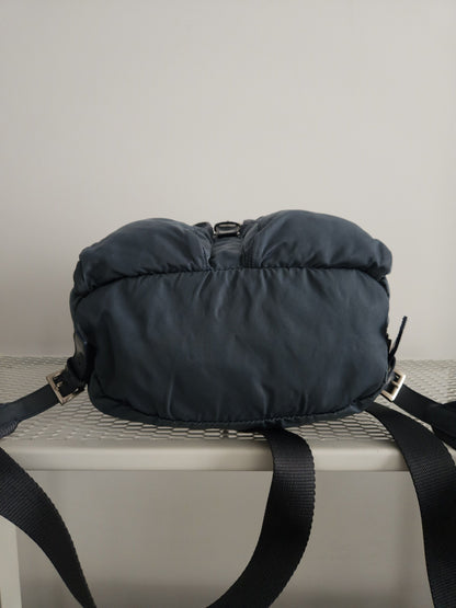 Vintage 90s Prada nylon triangle logo mini cargo backpack