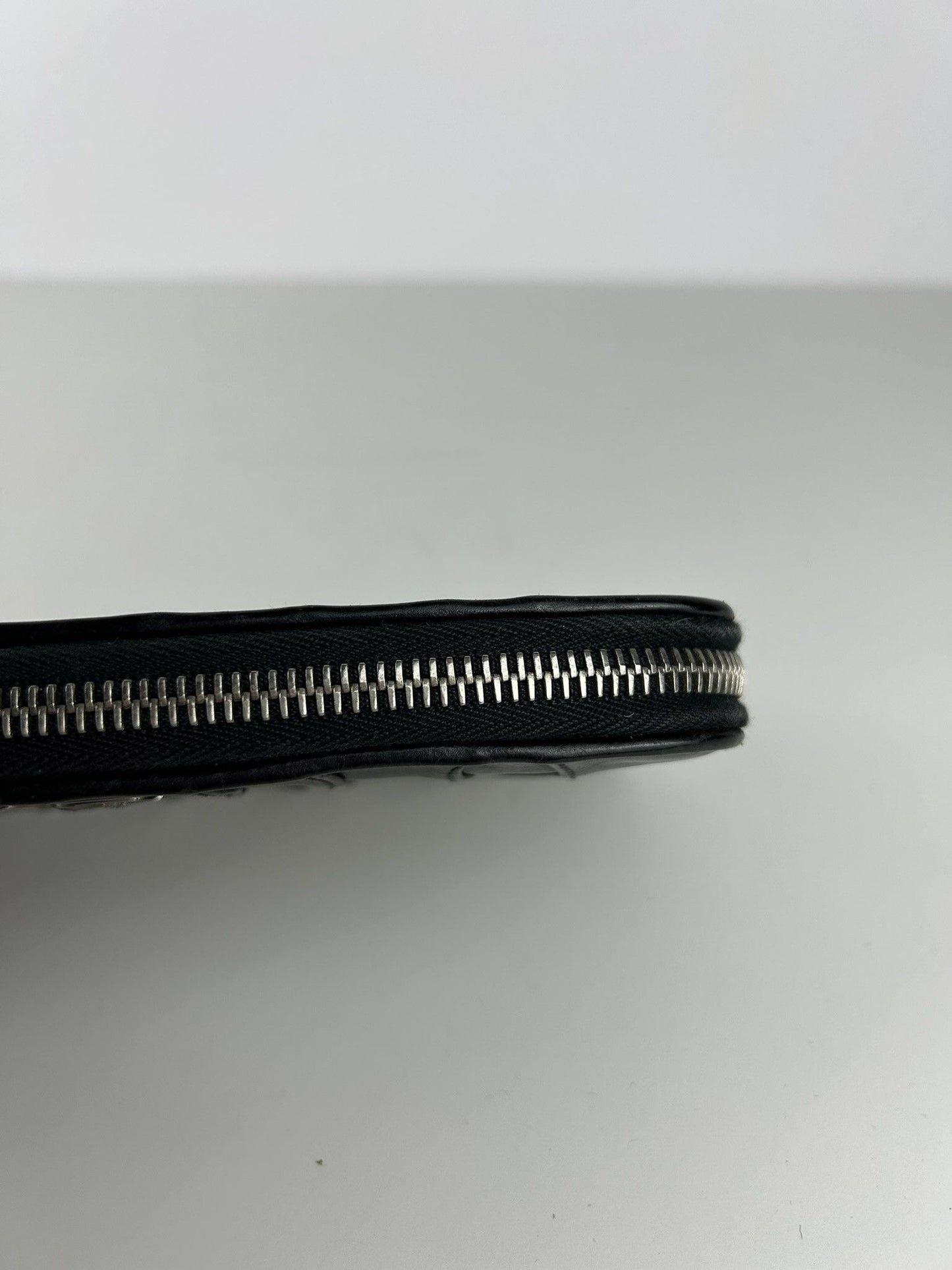 Prada leather long wallet