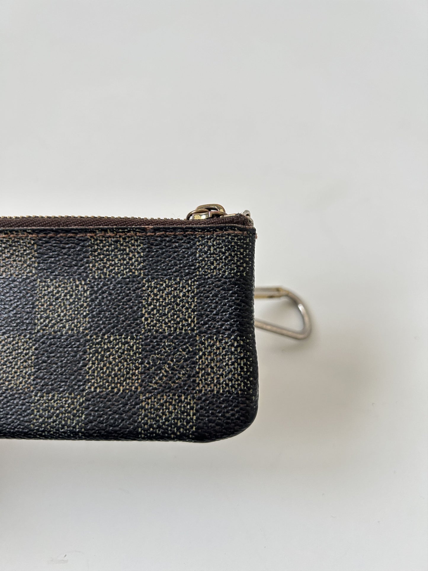 Louis Vuitton damier ebene pochette cle coin/ key pouch