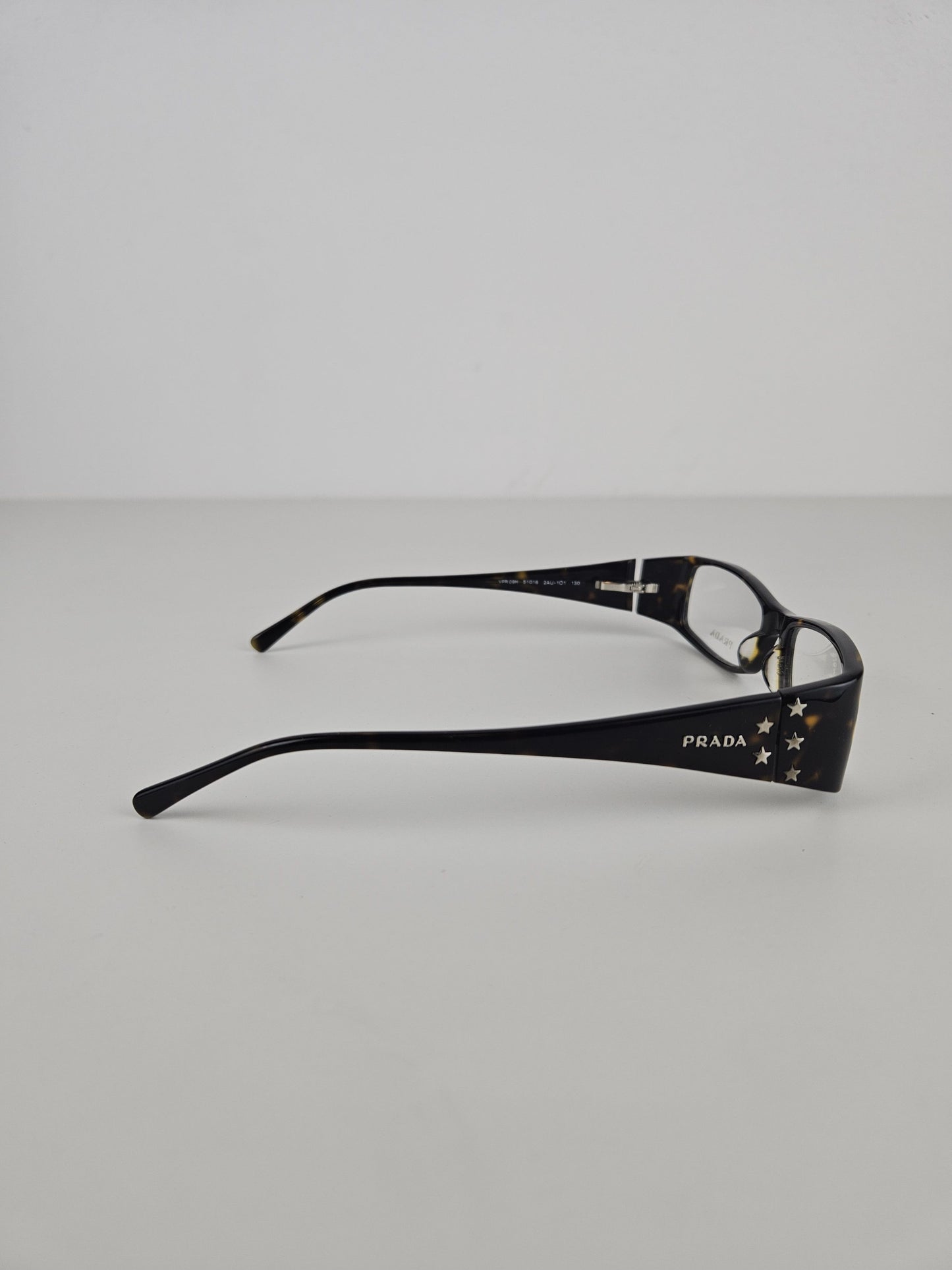 Vintage y2k prada star studded office siren glasses