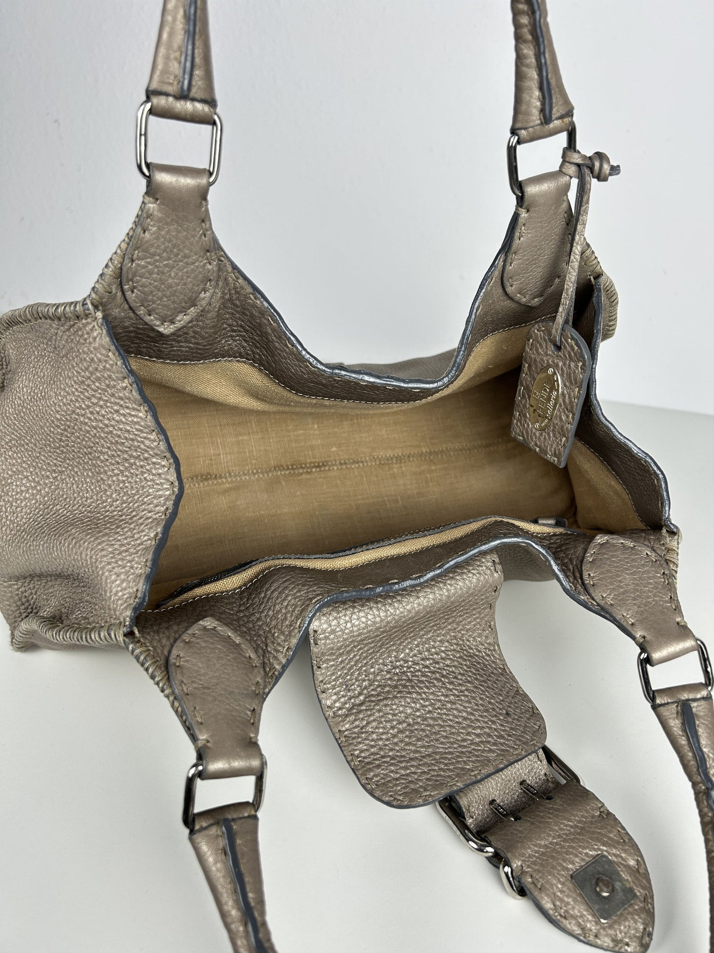 Fendi selleria sporty hobo shoulder handbag handmade