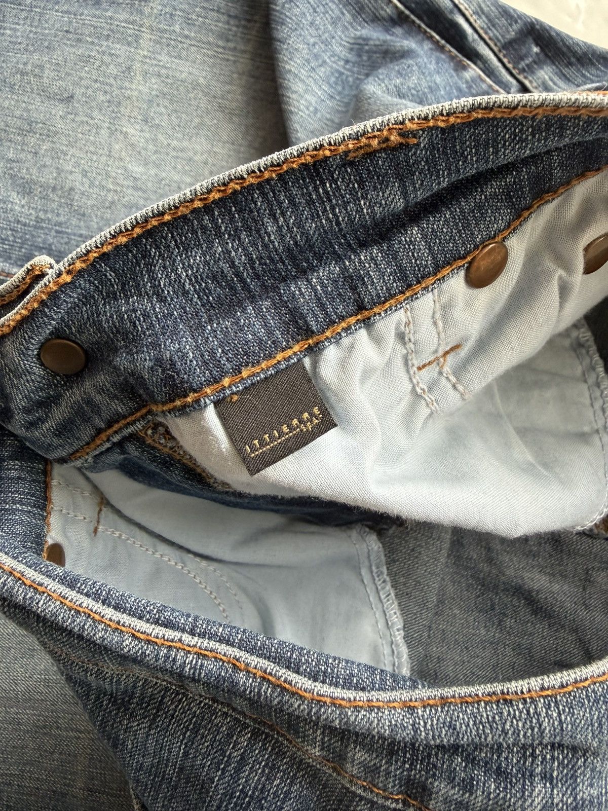 Just Cavalli y2k washed denim pencil skirt