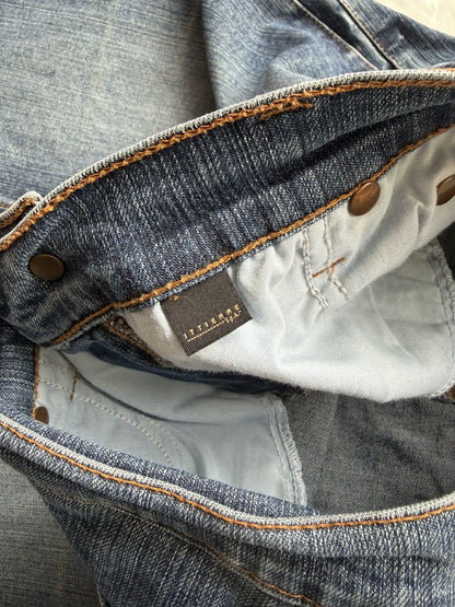 Just Cavalli y2k washed denim pencil skirt