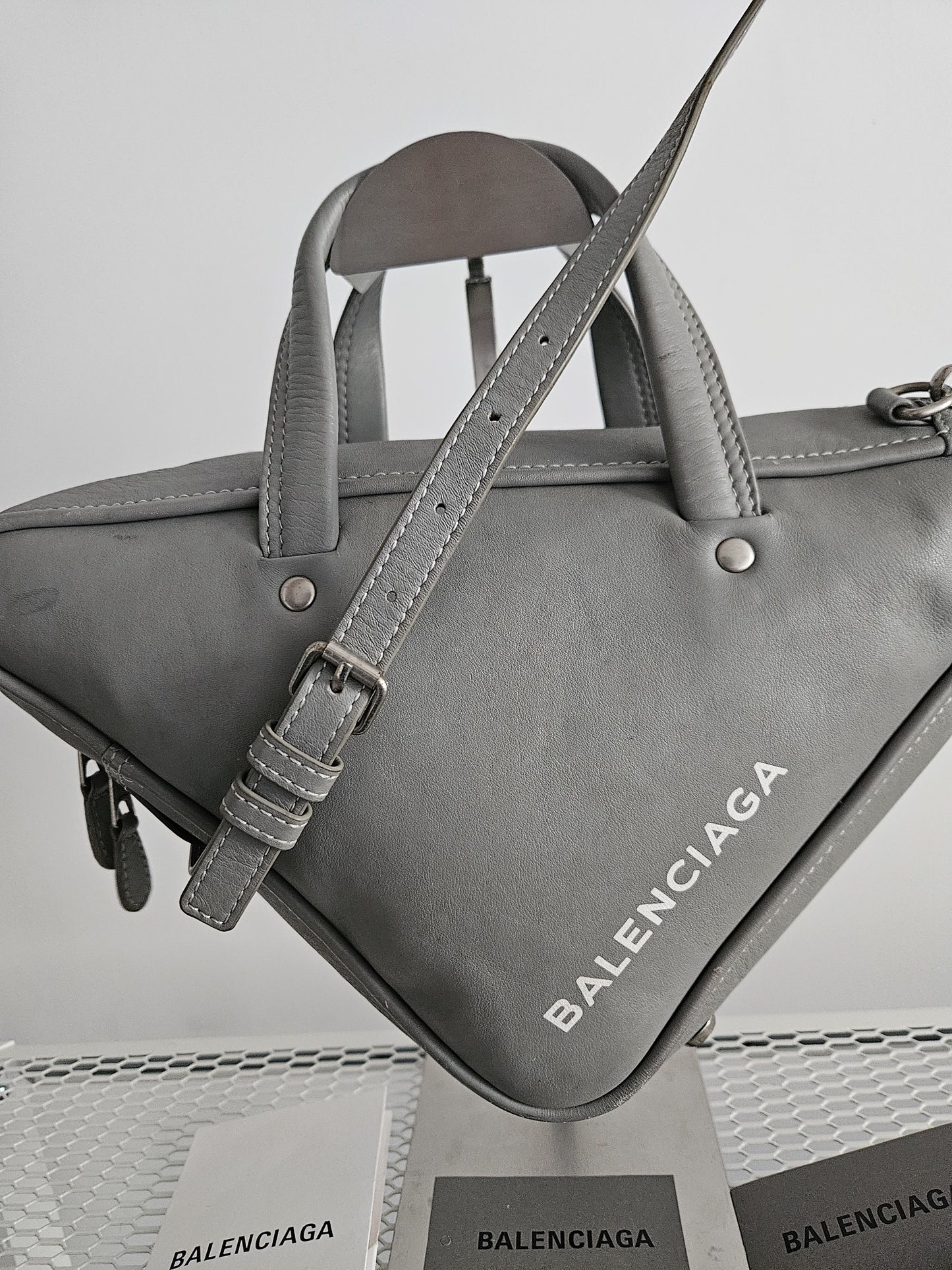 AW2017 Balenciaga triangle duffle bag M