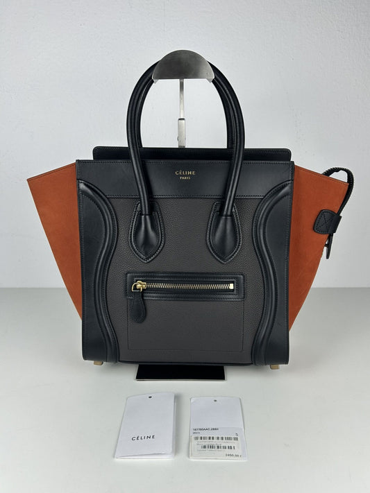 Celine micro luggage handbag