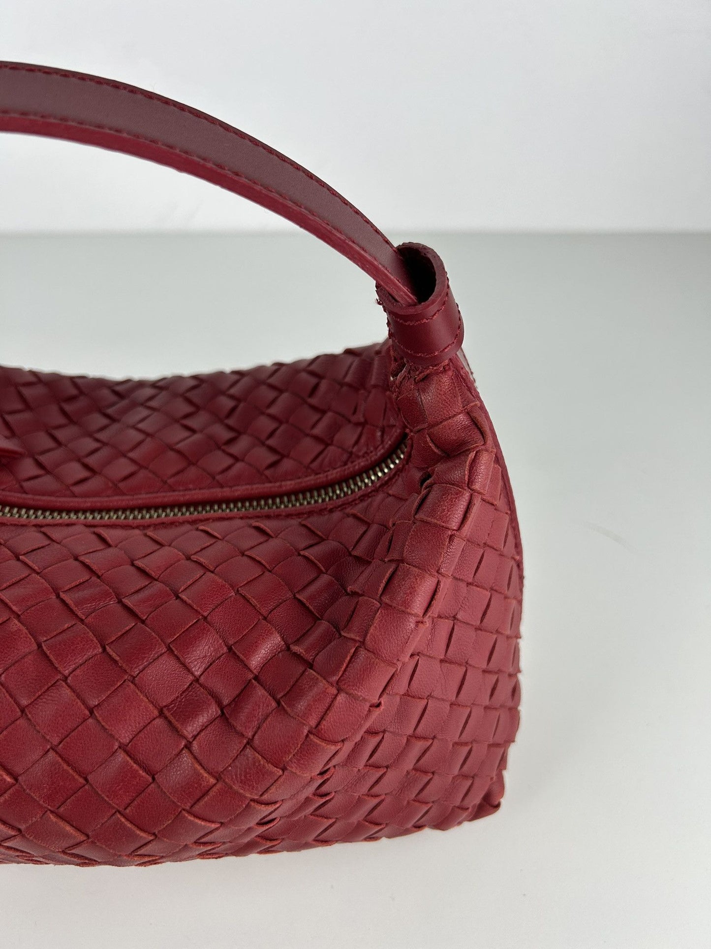 2007 Bottega Veneta intrecciato mini hobo handbag