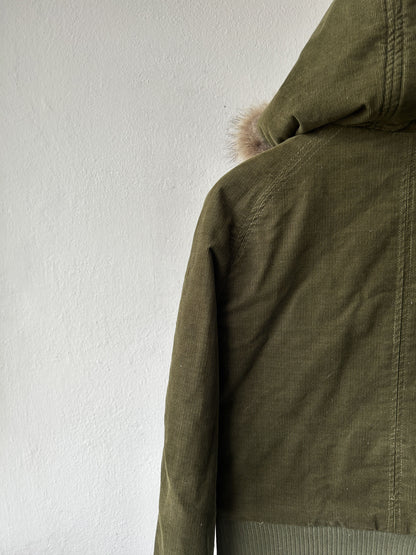 Archive y2k Dolce Gabbana corduroy hooded bomber