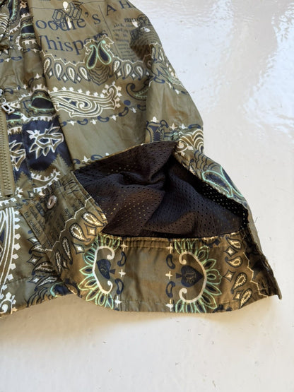 John Galliano newspaper print windbreaker jacket
