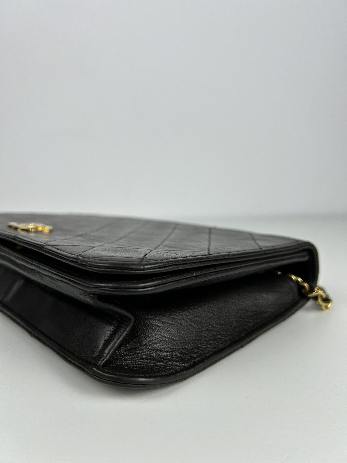 Vintage Chanel timeless/ classique in matelasse quilted lambskin